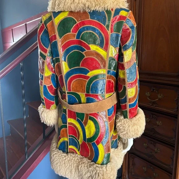 1970s hand painted Penny lane coat - Picture 2 of 9